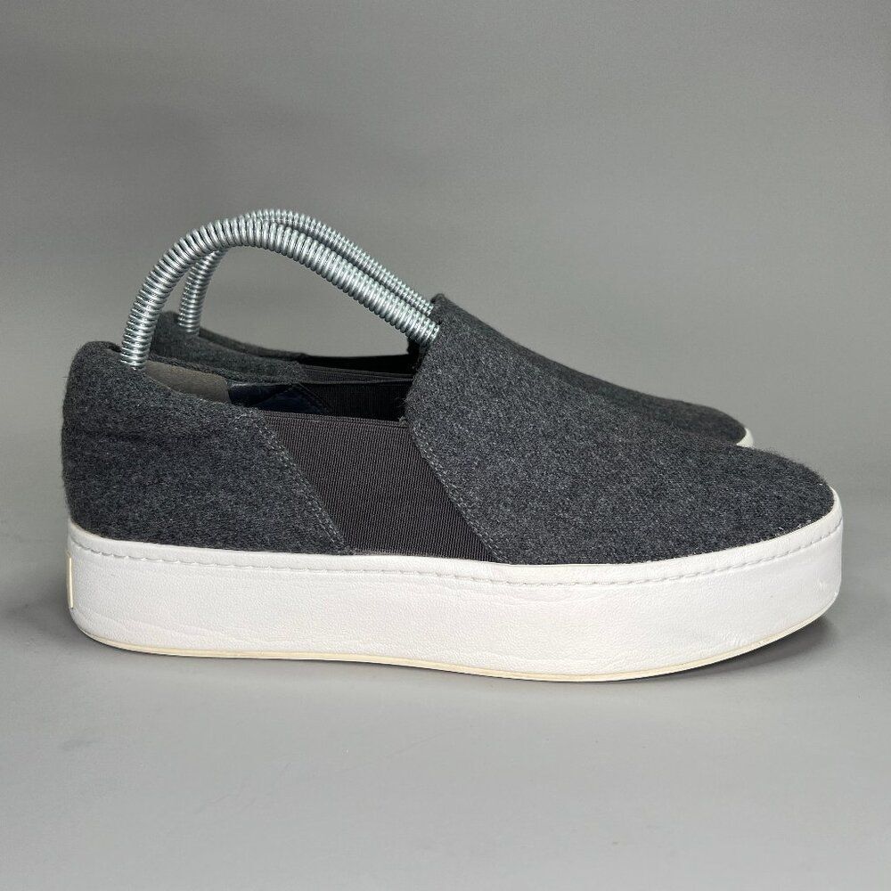 Vince Warren‎ Platform Sneakers Women's Size 8 Gray Slip On Loafers